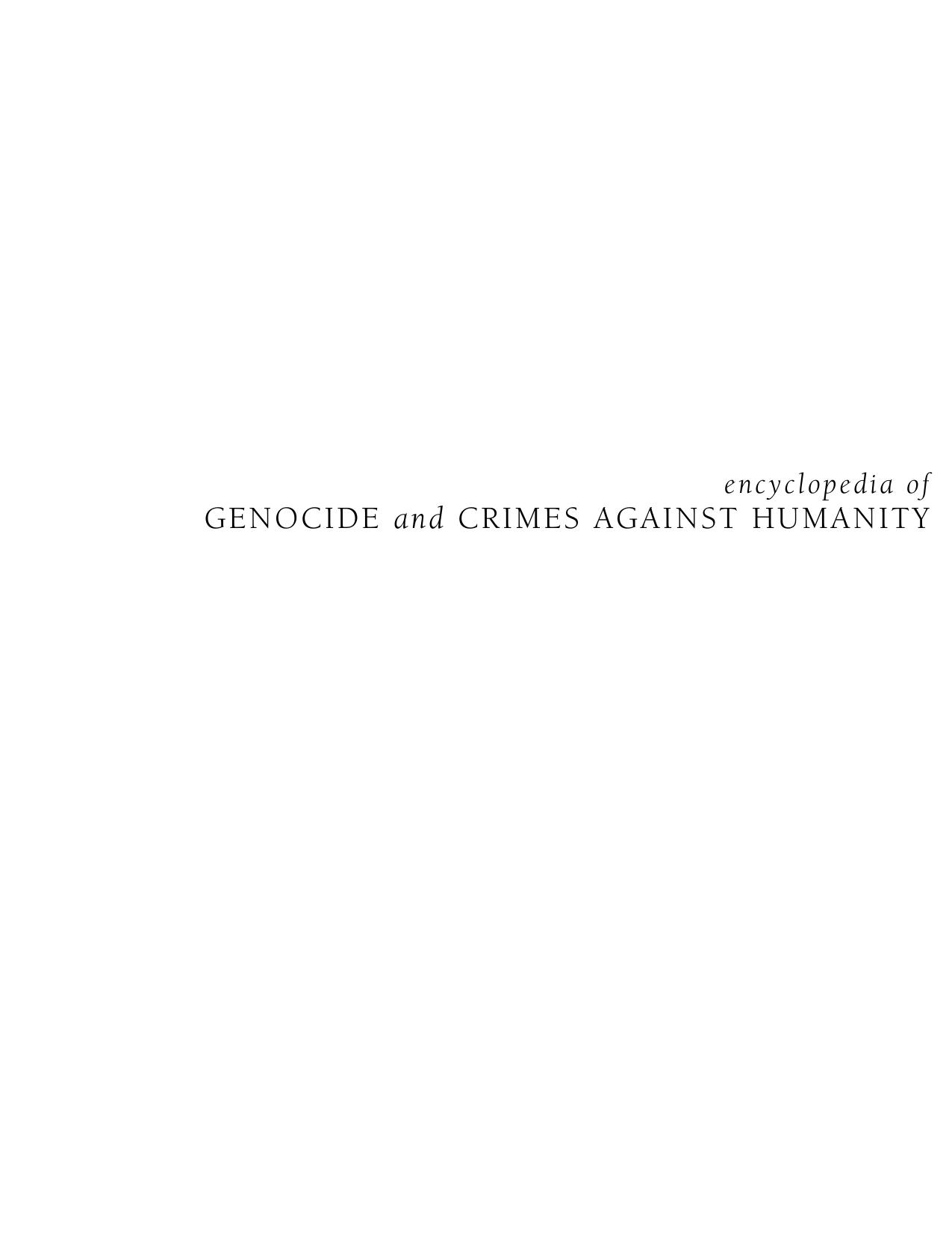 Dinah L. Shelton - Encyclopedia of Genocide and Crimes Against Humanity (vol.2) I-S by 2005
