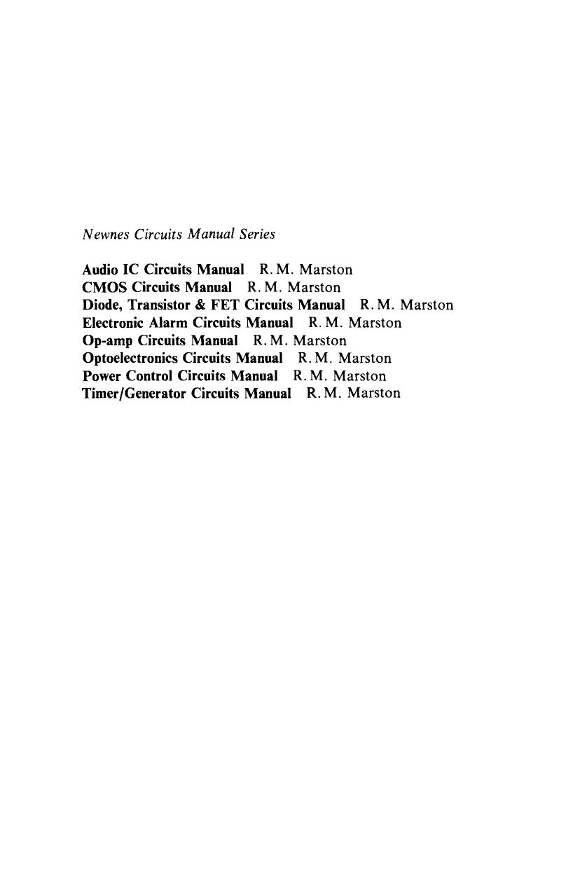 Diode, Transistor & Fet Circuits Manual by R. M. Marston (Auth.)