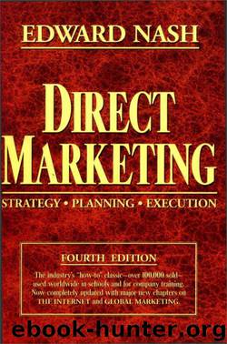Direct Marketing: Strategy, Planning, Execution by Edward Nash