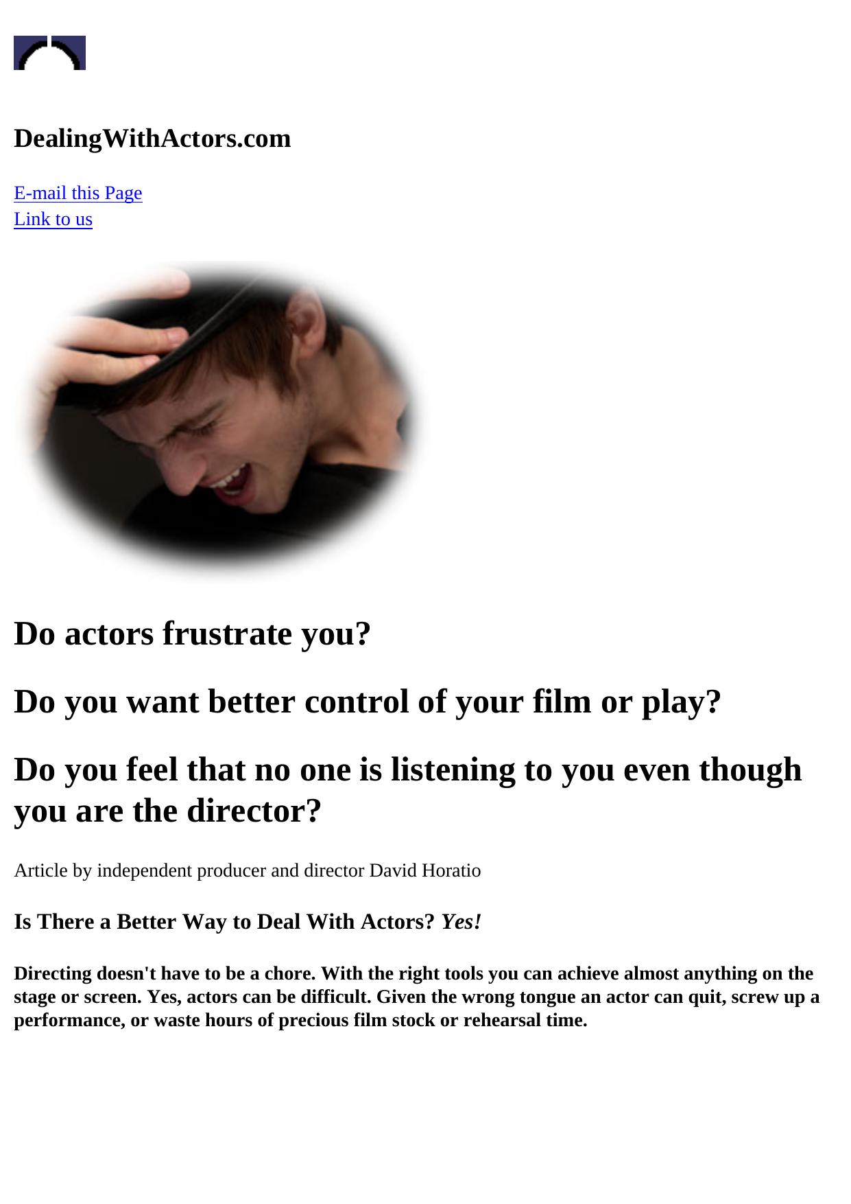 Directing Actors. by Best of Kuszter's Collection