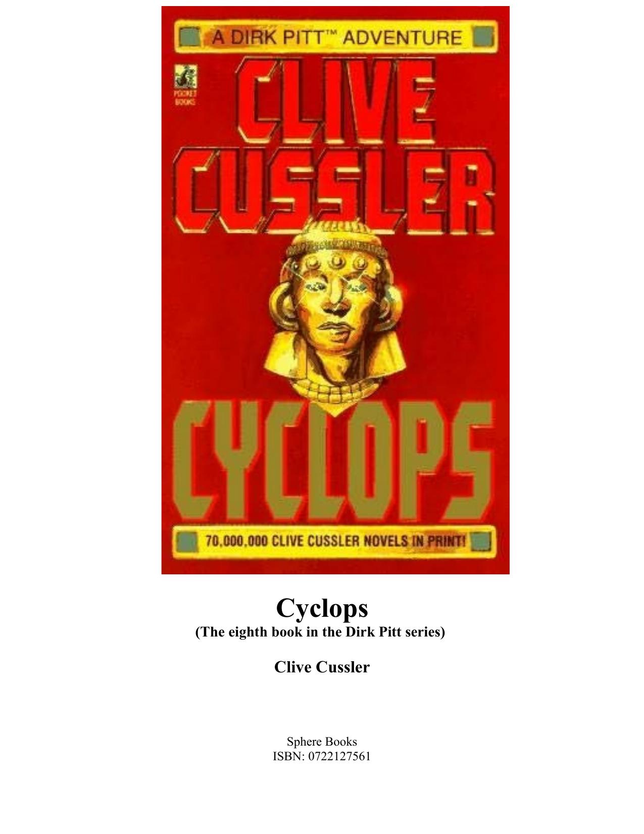 Dirk Pitt 08 Cyclops by Clive Cussler