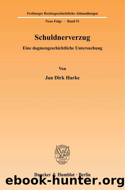 Dirk by Schuldnerverzug (9783428520701)