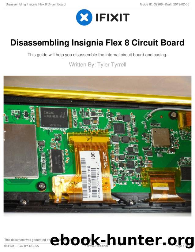 Disassembling Insignia Flex 8 Circuit Board by Unknown