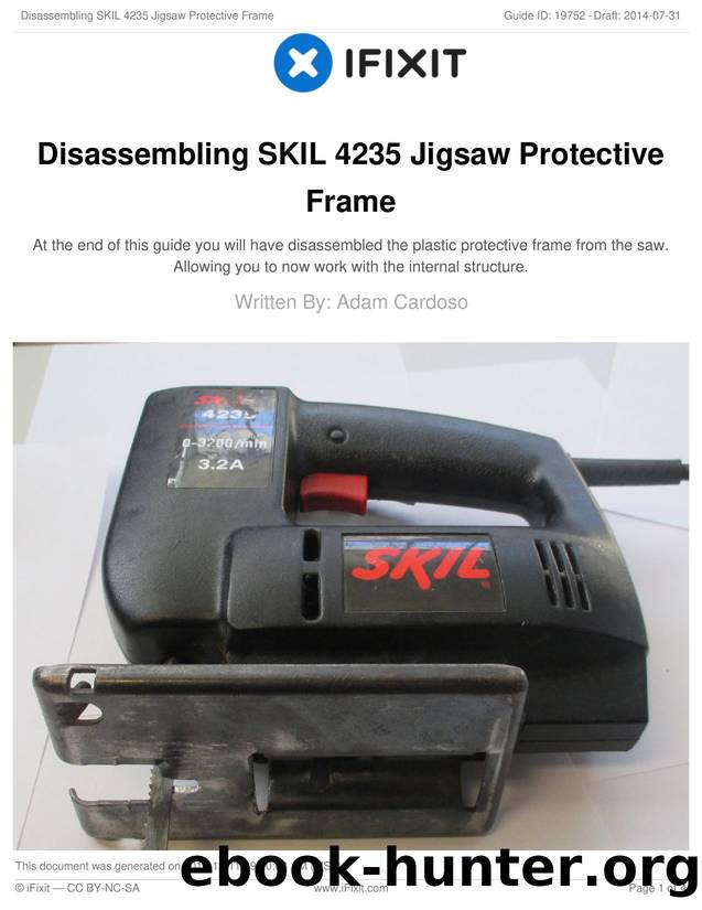 Disassembling SKIL 4235 Jigsaw Protective Frame by Unknown