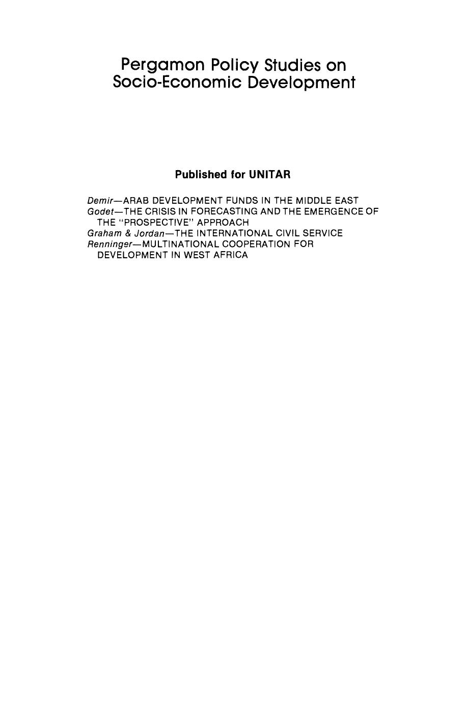 Disaster Preparedness and the United Nations. Advance Planning for Disaster Relief by Barbara J. Brown (Auth.)