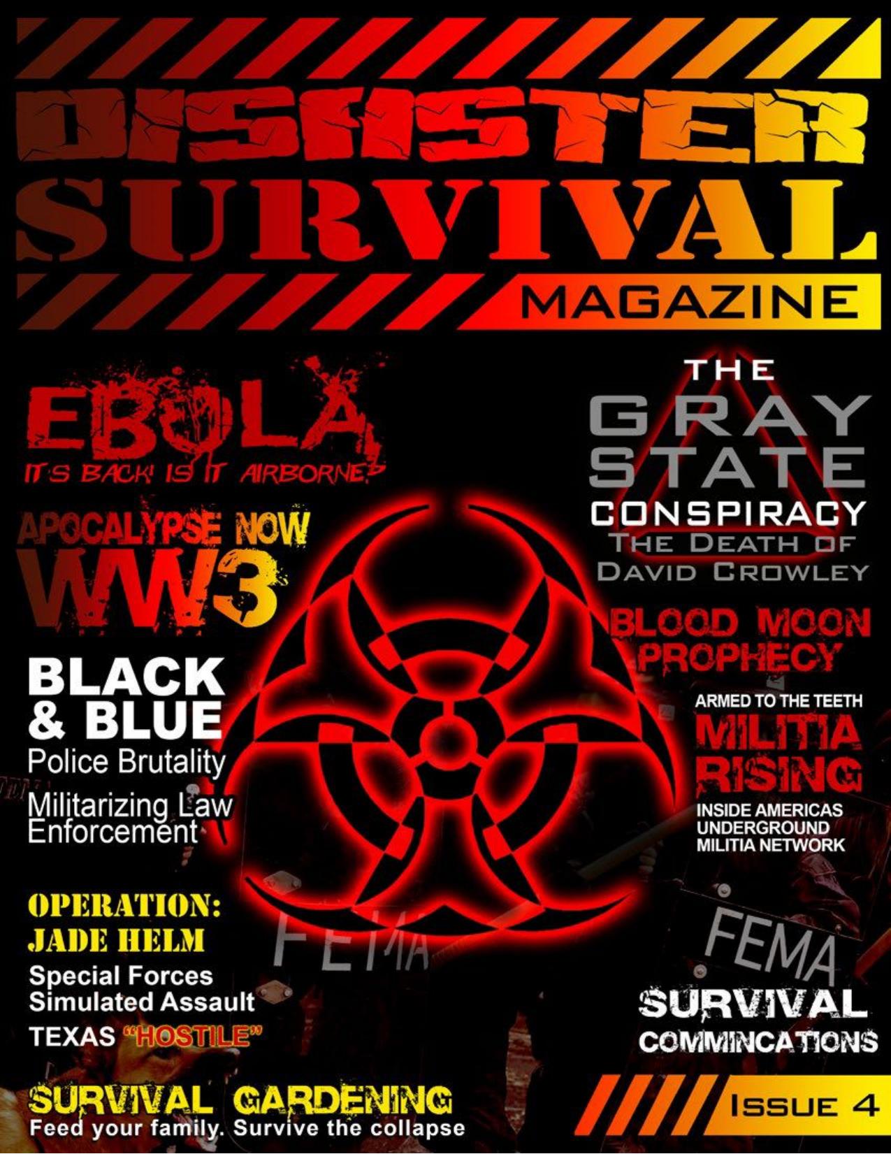 Disaster Survival Magazine Issue 4 by Unknow
