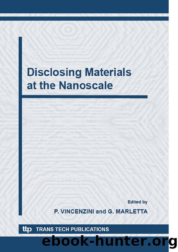 Disclosing Materials at the Nanoscale by P. Vincenzini; G. Marletta