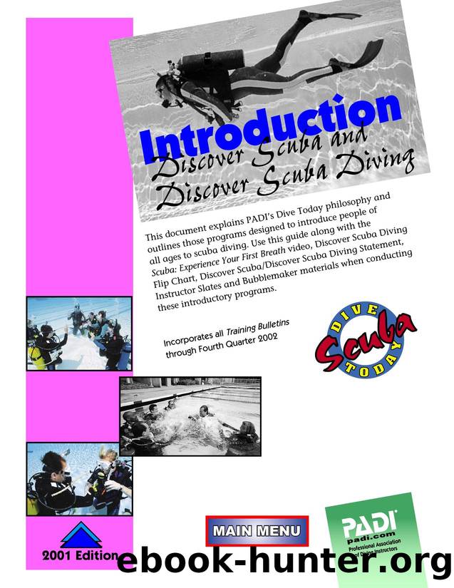 Discover Scuba and Discover Scuba Diving by Diving Science & Technology Corp. (DSAT)