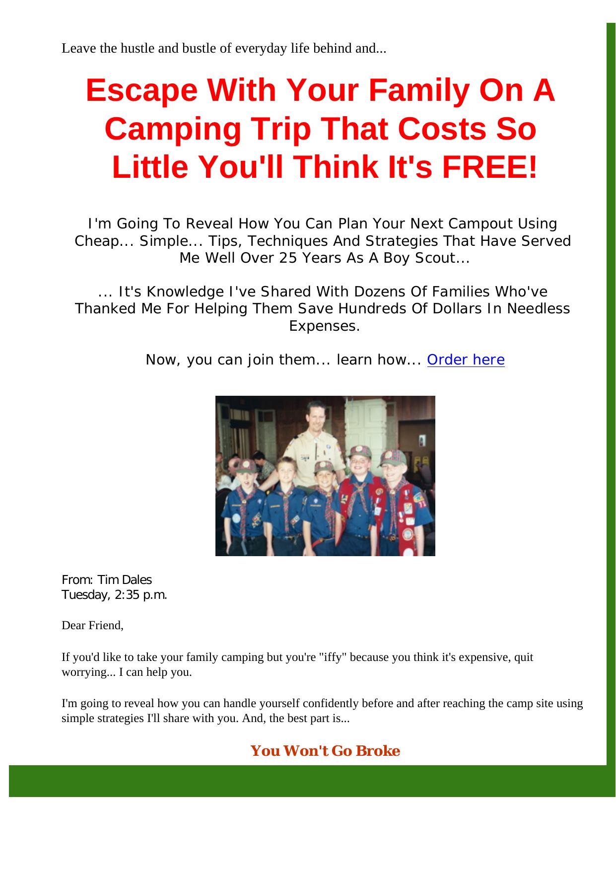 Discover The Secrets Of Family Camping! by Best of Kuszter's Collection