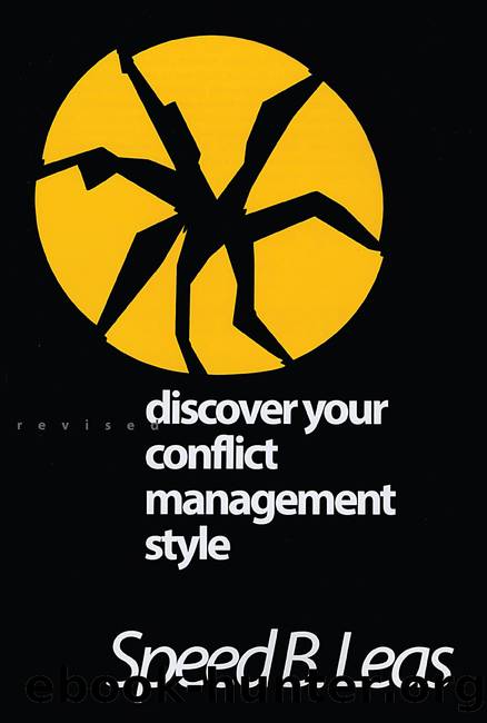 Discover Your Conflict Management Style by Speed B. Leas