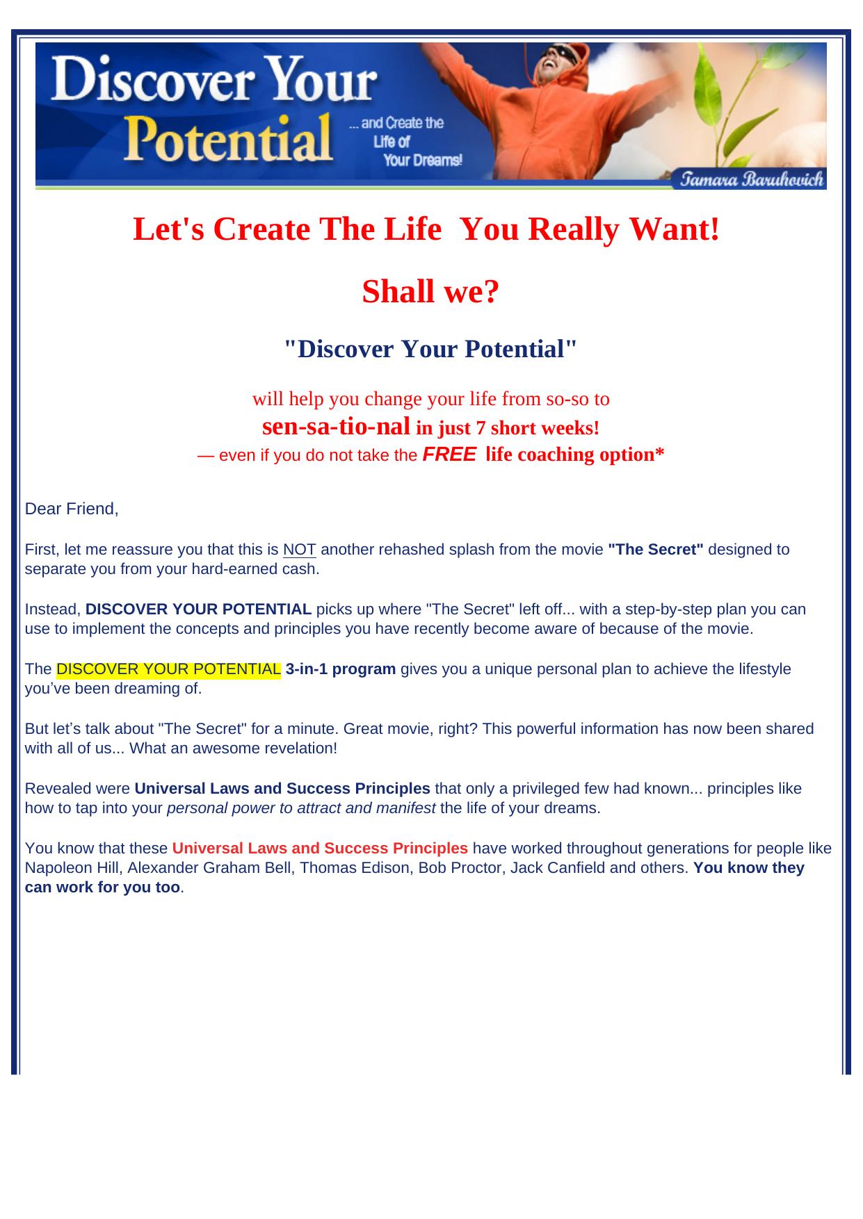 Discover Your Potential. by Best of Kuszter's Collection