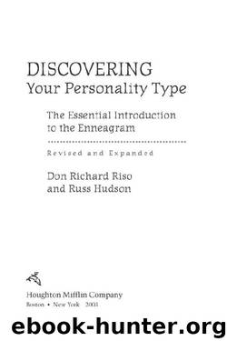 Discovering Your Personality Type by Don Richard Riso