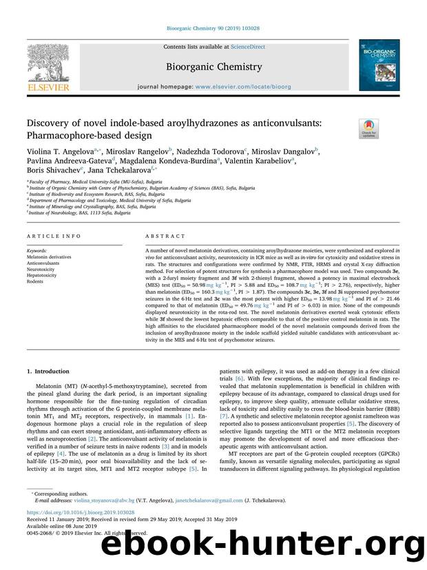 Discovery of novel indole-based aroylhydrazones as anticonvulsants_ Pharmacophore-based design by unknow