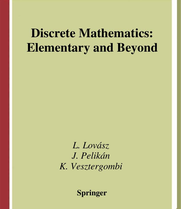 Discrete Mathematics Elementary and Beyond by Axler Gehring Ribet