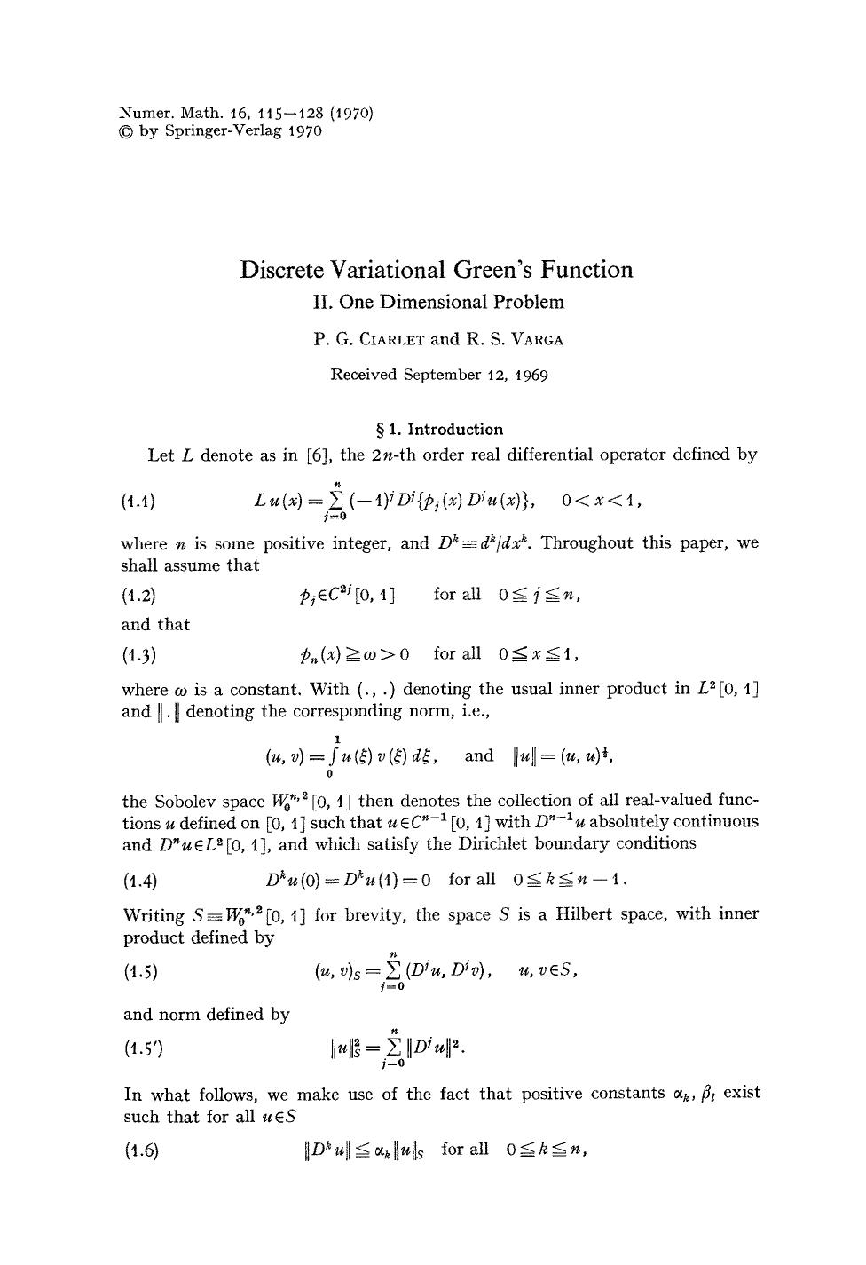 Discrete variational Green's function by Unknown