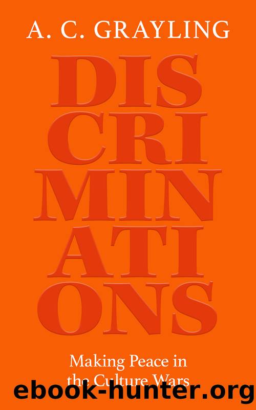 Discriminations by A. C. Grayling