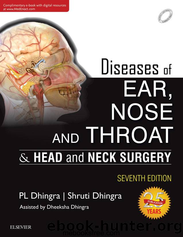 Diseases of Ear, Nose and Throat by P L. Dhingra Dhingra & Shruti Dhingra