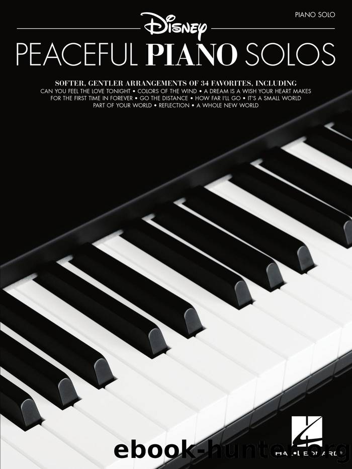 Disney Peaceful Piano Solos Songbook by Hal Leonard Corp