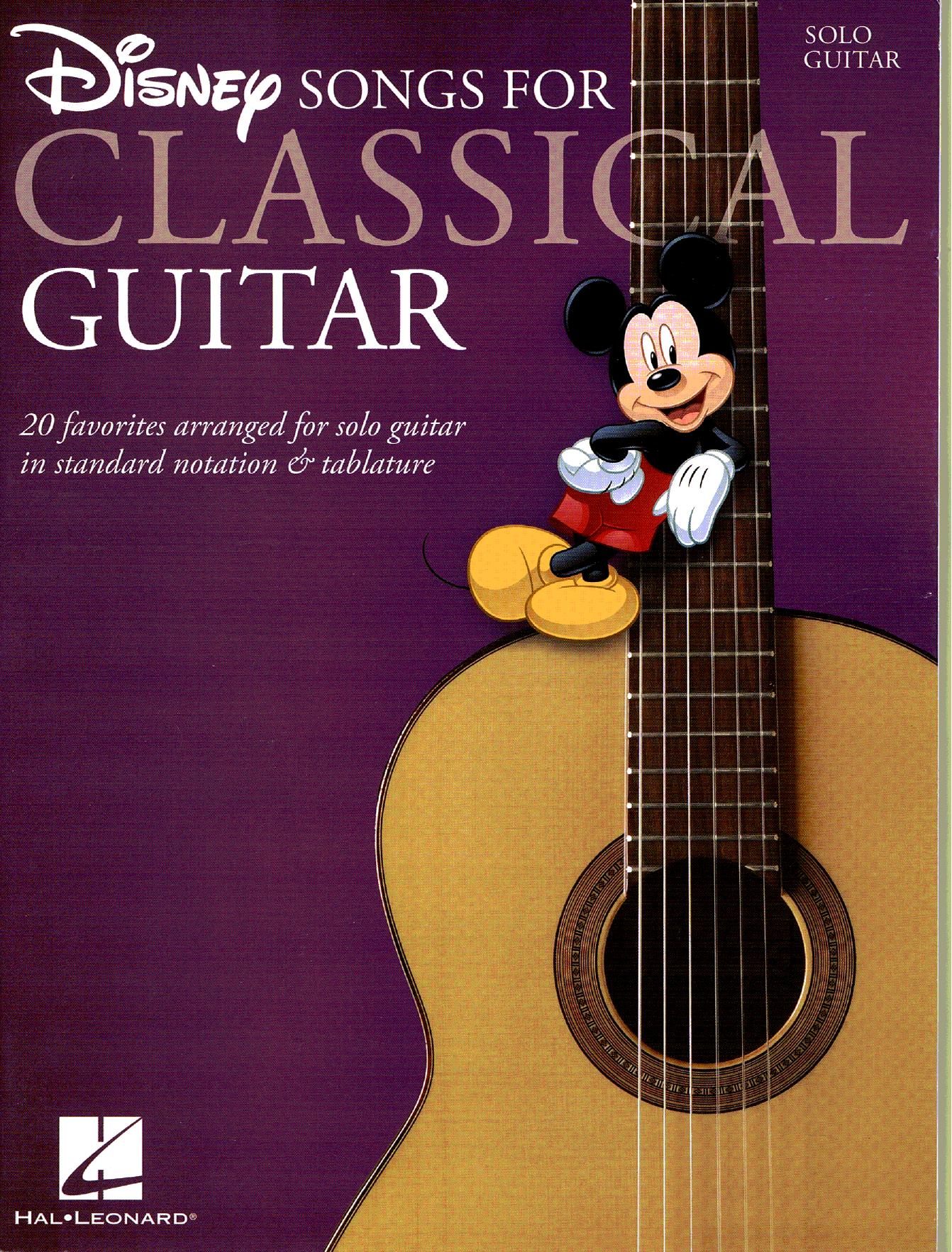 Disney Songs For Classical Guitar by Hal Leonard Corp