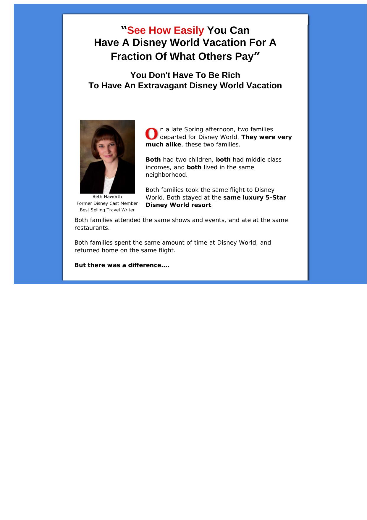 Disney World Vacation And Savings Travel Guide. by Best of Kuszter's Collection