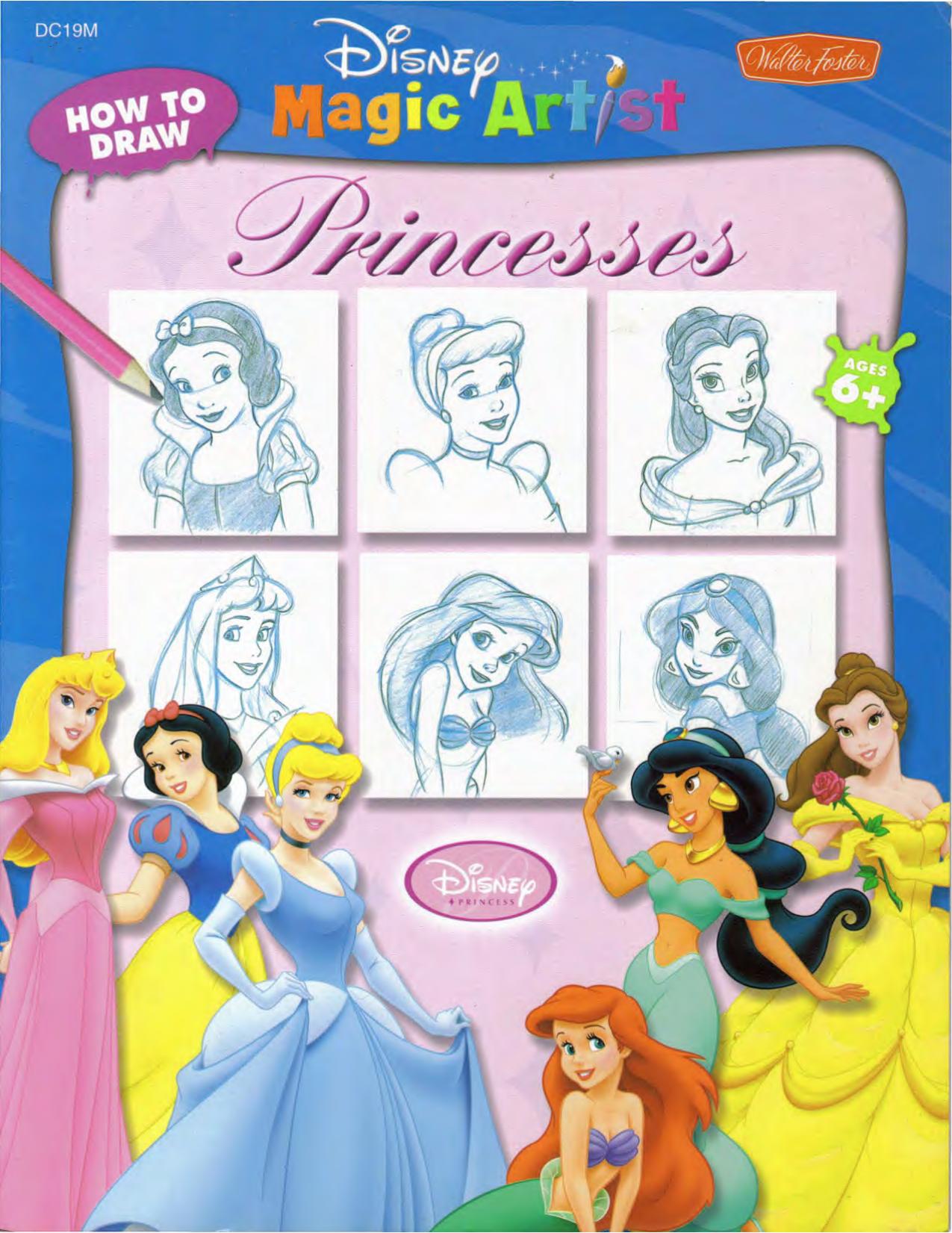 Disney magic artist by how to draw princesses