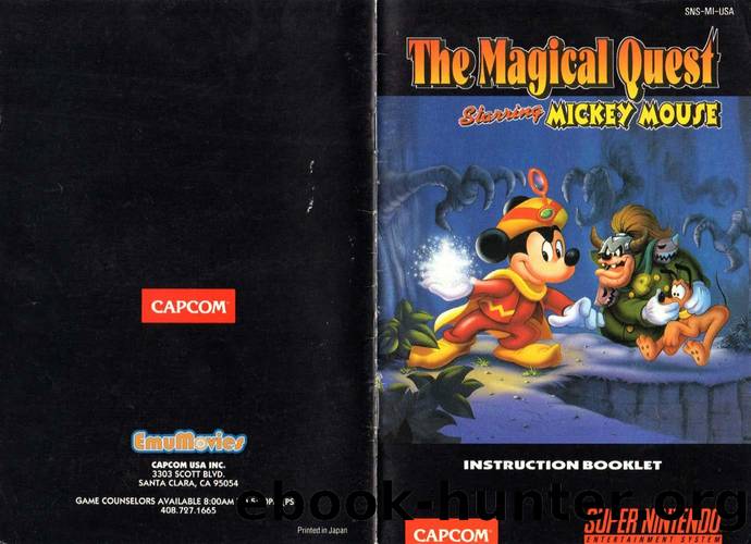 Disney's Magical Quest Starring Mickey Mouse - Nintendo SNES - Manual - gamesdatabase.org by gamesdatabase.org