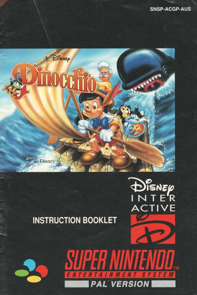 Disney's Pinocchio ( PAL ) by Unknown