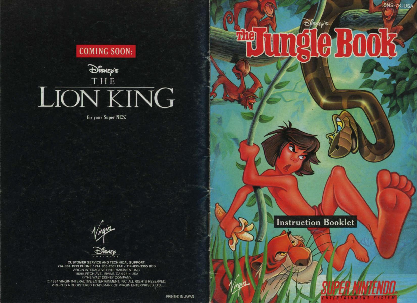 Disney's The Jungle Book ( USA ) ( Color ) by Unknown