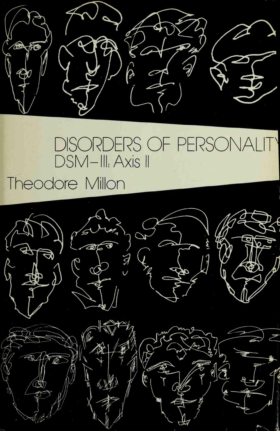 Disorders of Personality by Theodore Millon