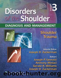 Disorders of the Shoulder: Trauma by Joseph D. Zuckerman