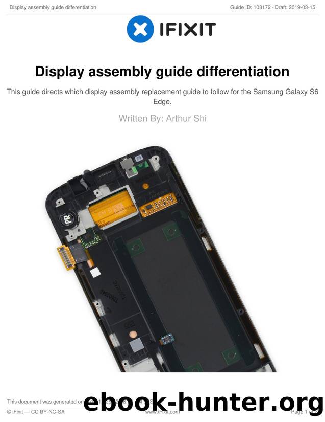 Display assembly guide differentiation by Unknown