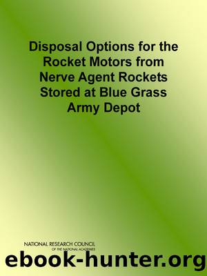 Disposal Options for the Rocket Motors from Nerve Agent Rockets Stored at Blue Grass Army Depot by Committee on Disposal Options for the Rocket Motors of Nerve Agent Rockets at Blue Grass Army Depot