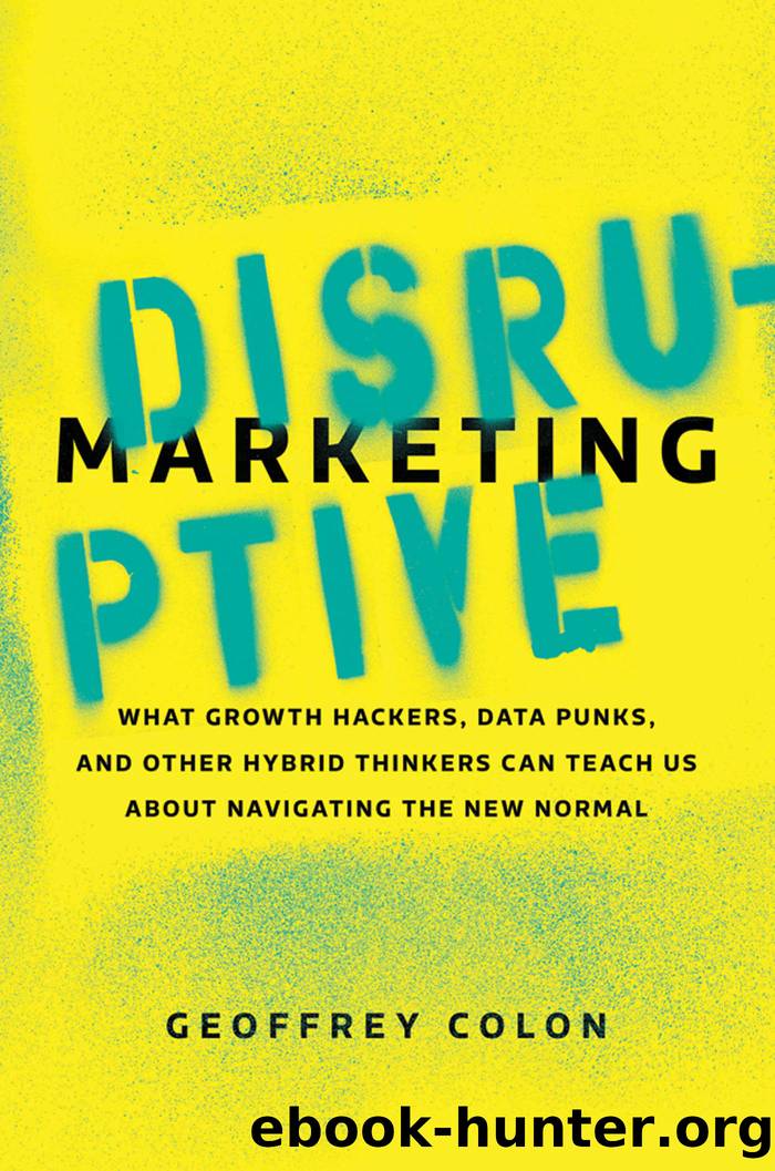Disruptive Marketing by Geoffrey Colon