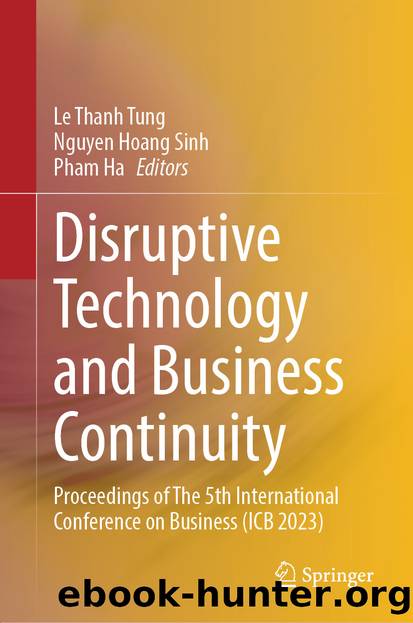 Disruptive Technology and Business Continuity by Unknown