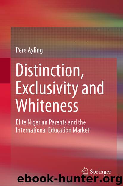 Distinction, Exclusivity and Whiteness by Pere Ayling