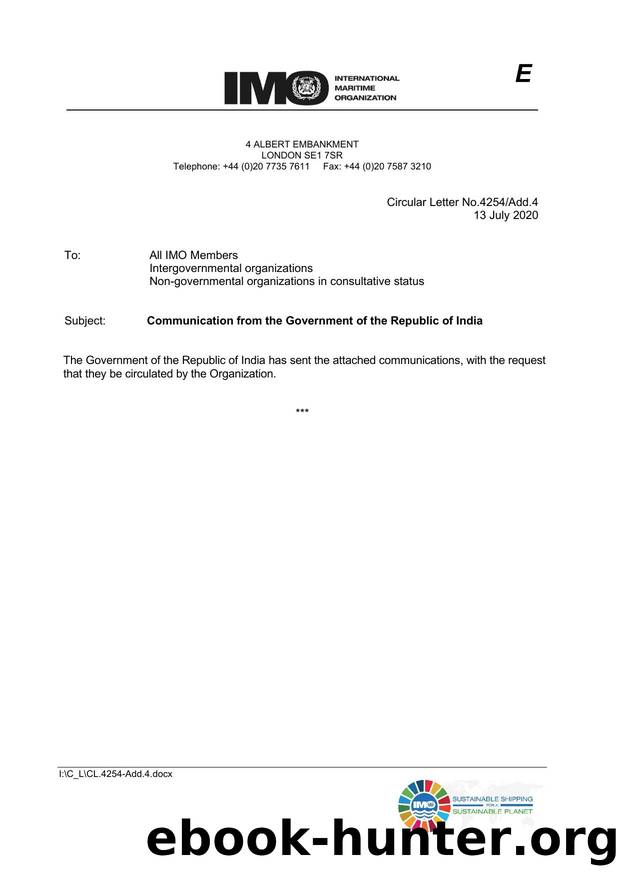 Distributing letter of 3006 from India by Elnara Krayenbuhl