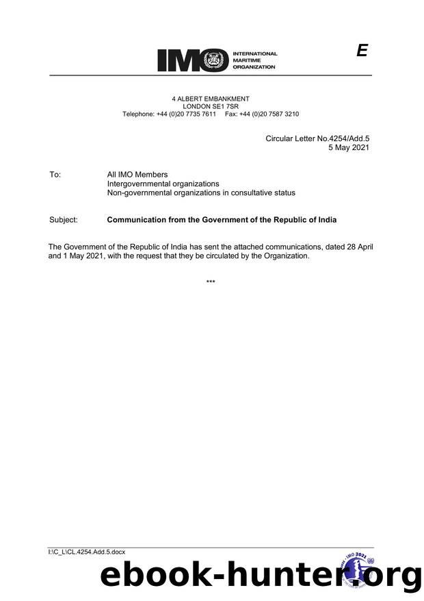 Distributing statements from India 2804 by Elnara Krayenbuhl