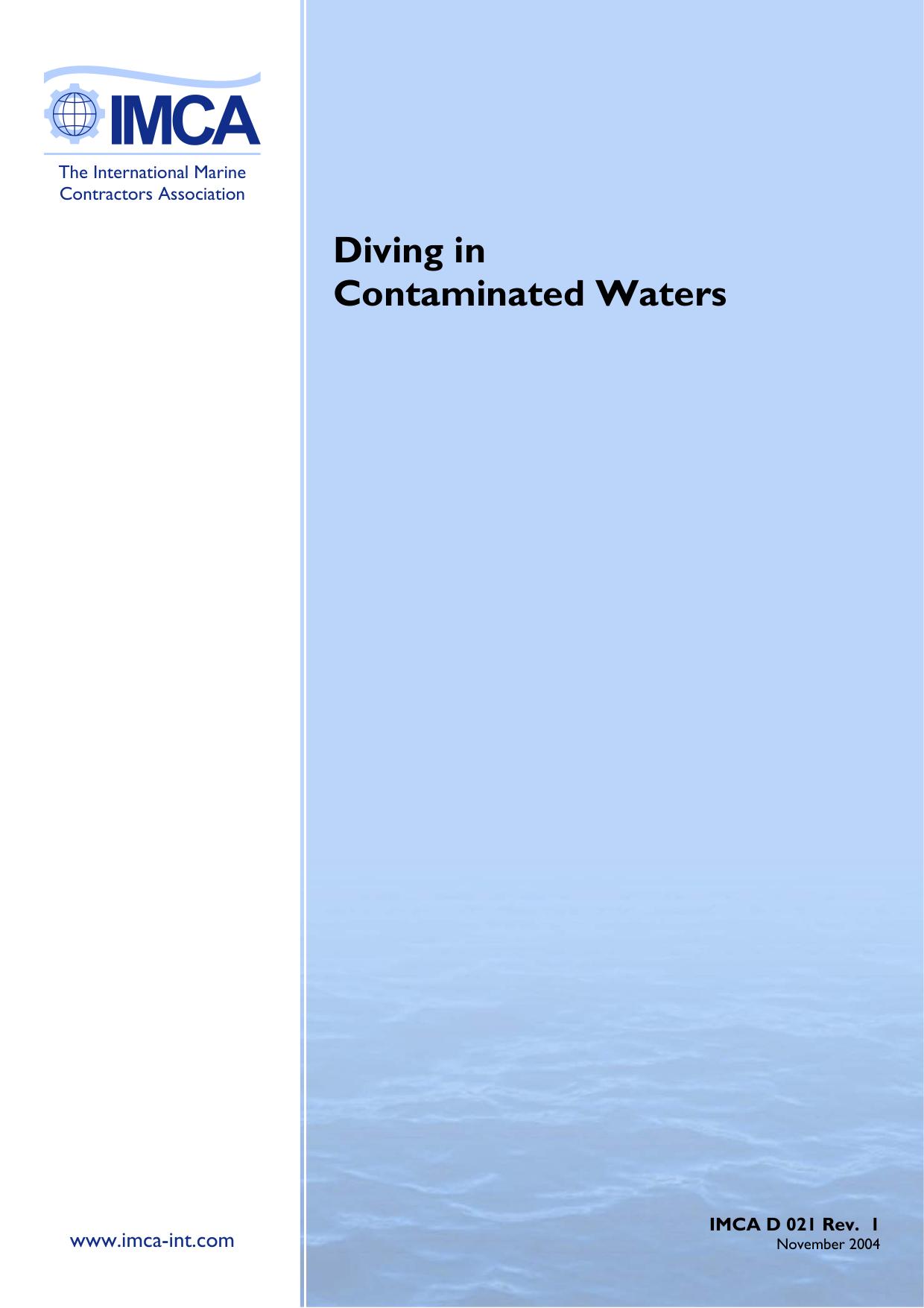 Diving in Contaminated Waters by Unknown