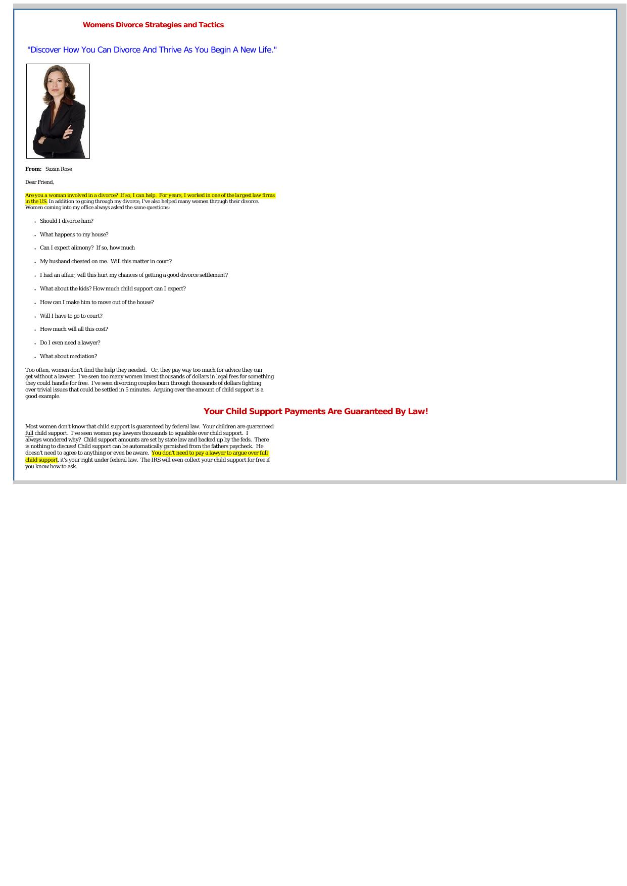 Divorce Advice And Help For Women. by Best of Kuszter's Collection