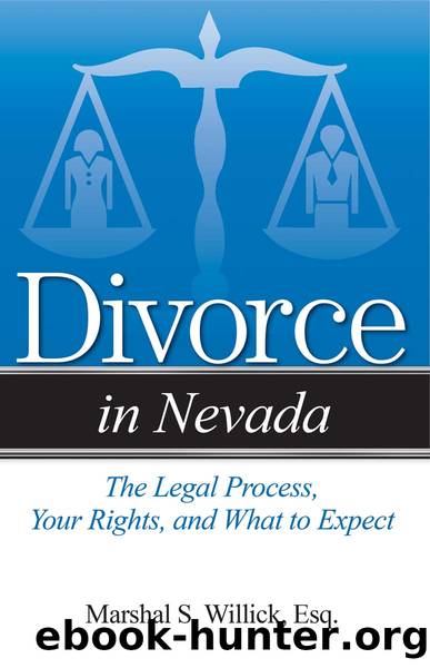 Divorce in Nevada by Willick Marshal S;