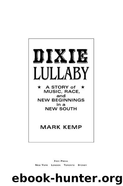 Dixie Lullaby by Mark Kemp