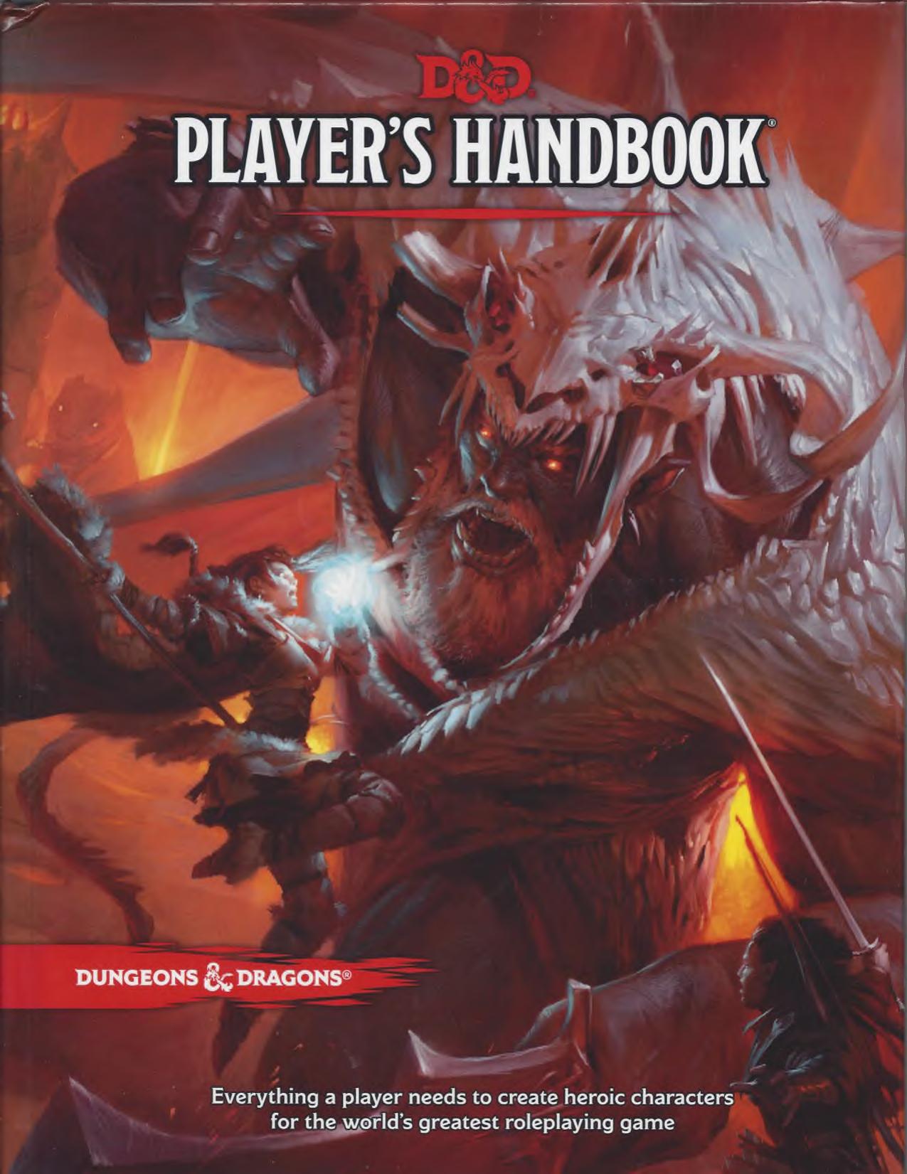 DnD 5e Players Handbook (BnW OCR Bookmarked) by Unknown
