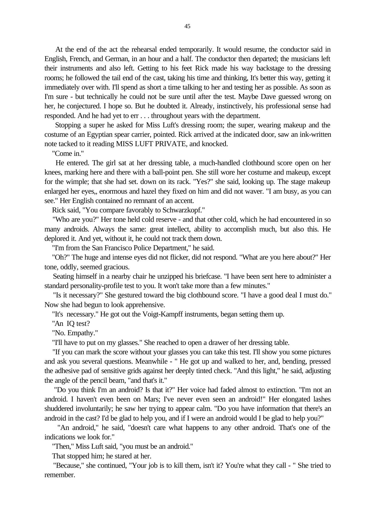 Do Androids Dream of Electric Sheep? by Philip K. Dick