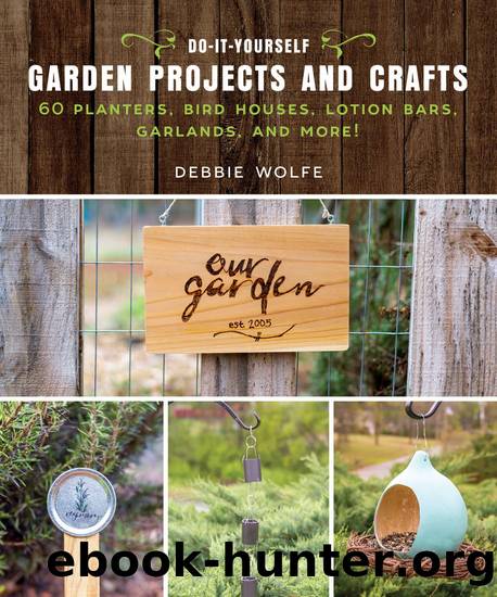 Do-It-Yourself Garden Projects and Crafts: 60 Planters, Bird Houses, Lotion Bars, Garlands, and More by Debbie Wolfe