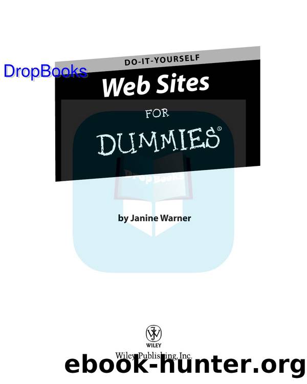 Do-It-Yourself Web Sites for Dummies ISBN by 0470169036 DropBooks APP
