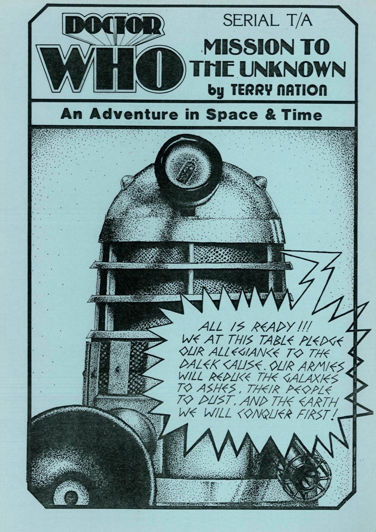 Doctor Who - An Adventures In Space And Tme 022 by Mission to the Unknown