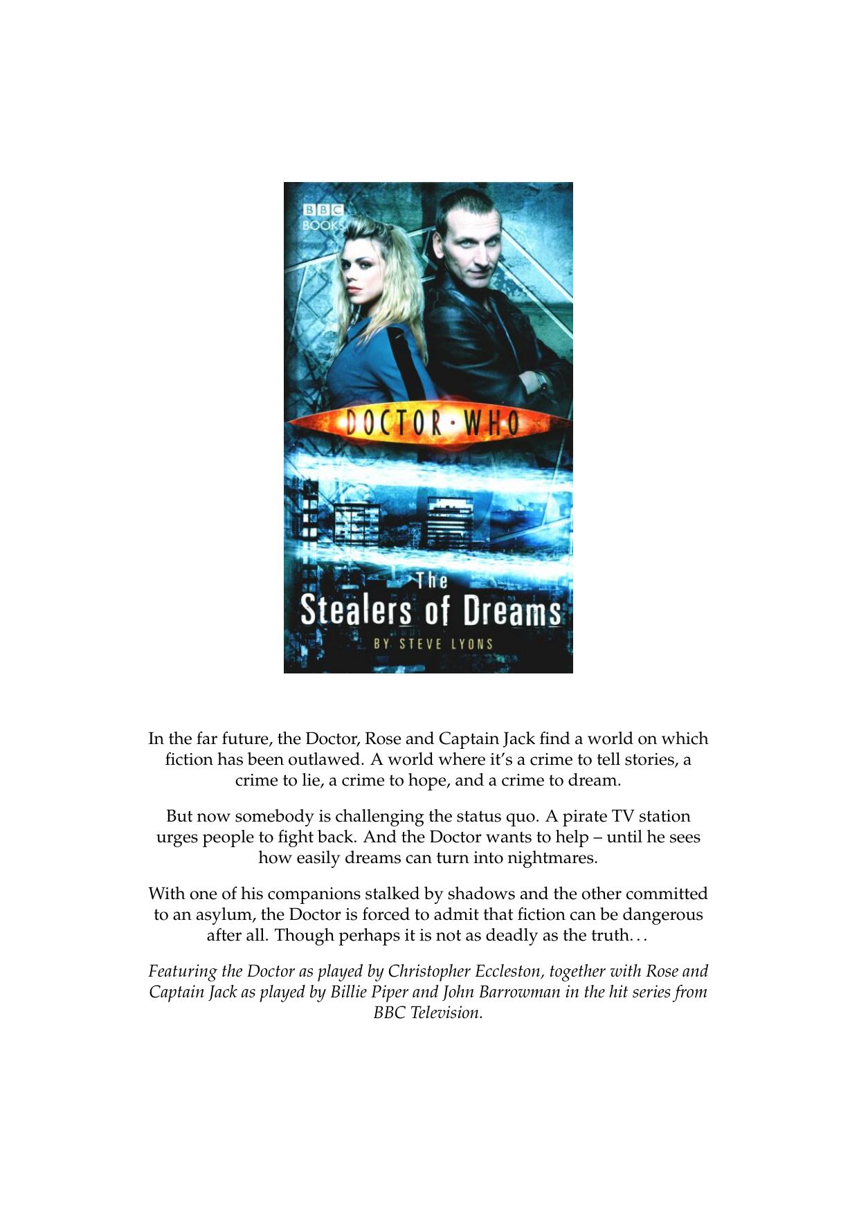 Doctor Who - BBC Books 06 by The Stealers of Dreams