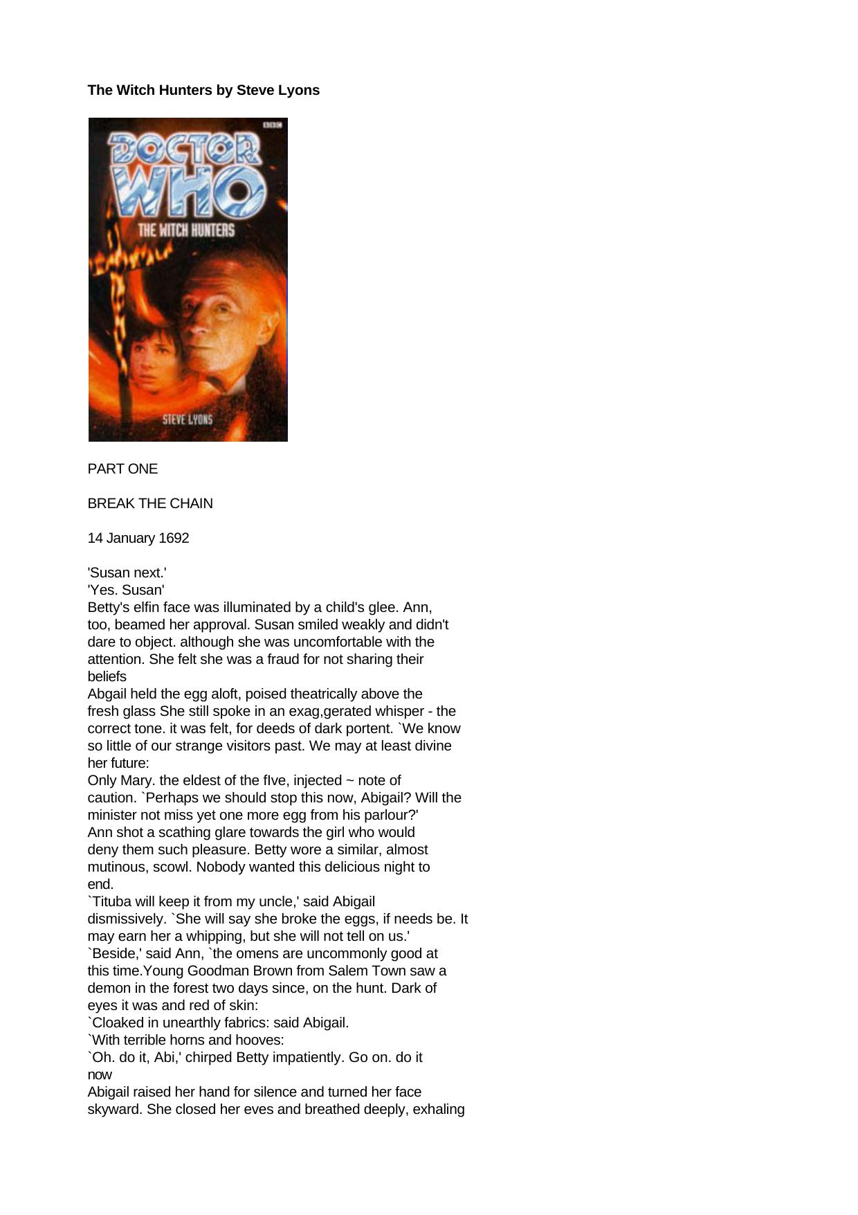 Doctor Who - The Eight 009 by The Witch Hunters