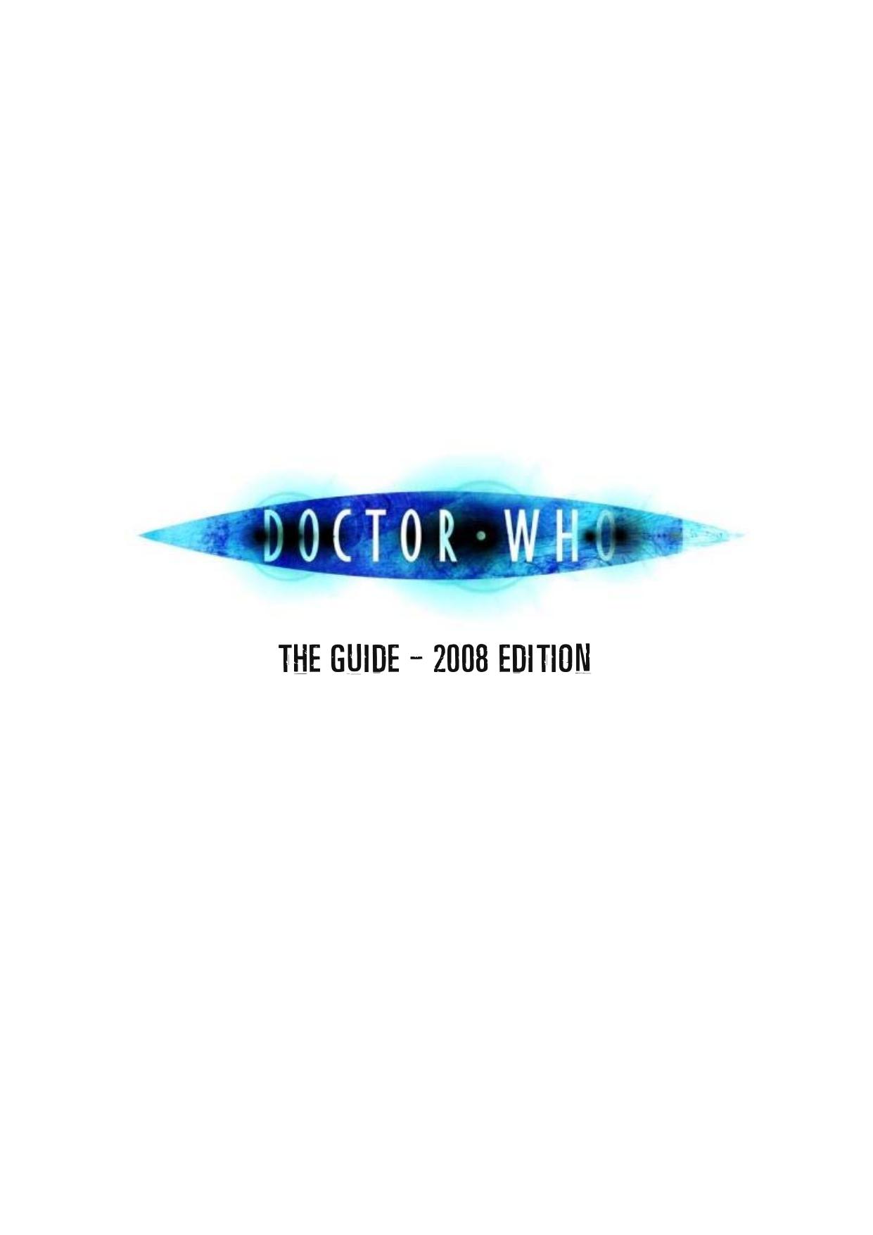 Doctor Who - The Guide by dwguide@gmail.com