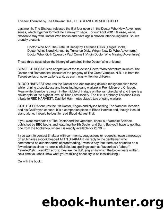 Doctor Who - Vampires 1 - State Of Decay.PDF by HDreyer